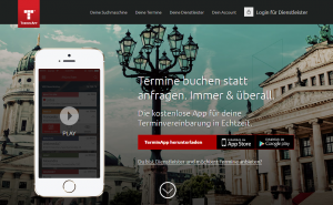 Termin App für Smartphone