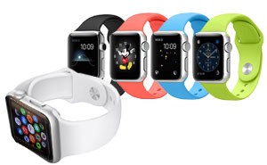 Apple Watch Smartwatch in verschiedenen Farben