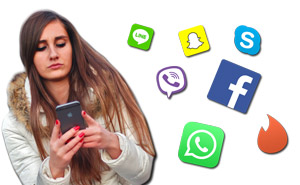 Facebook, WhatsApp, Tinder, Skype, Viber, Line und Snapchat des Partners kontrollieren