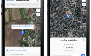 WhatsApp Live-Standort teilen