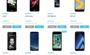 Neue Smartphones online vergleichen